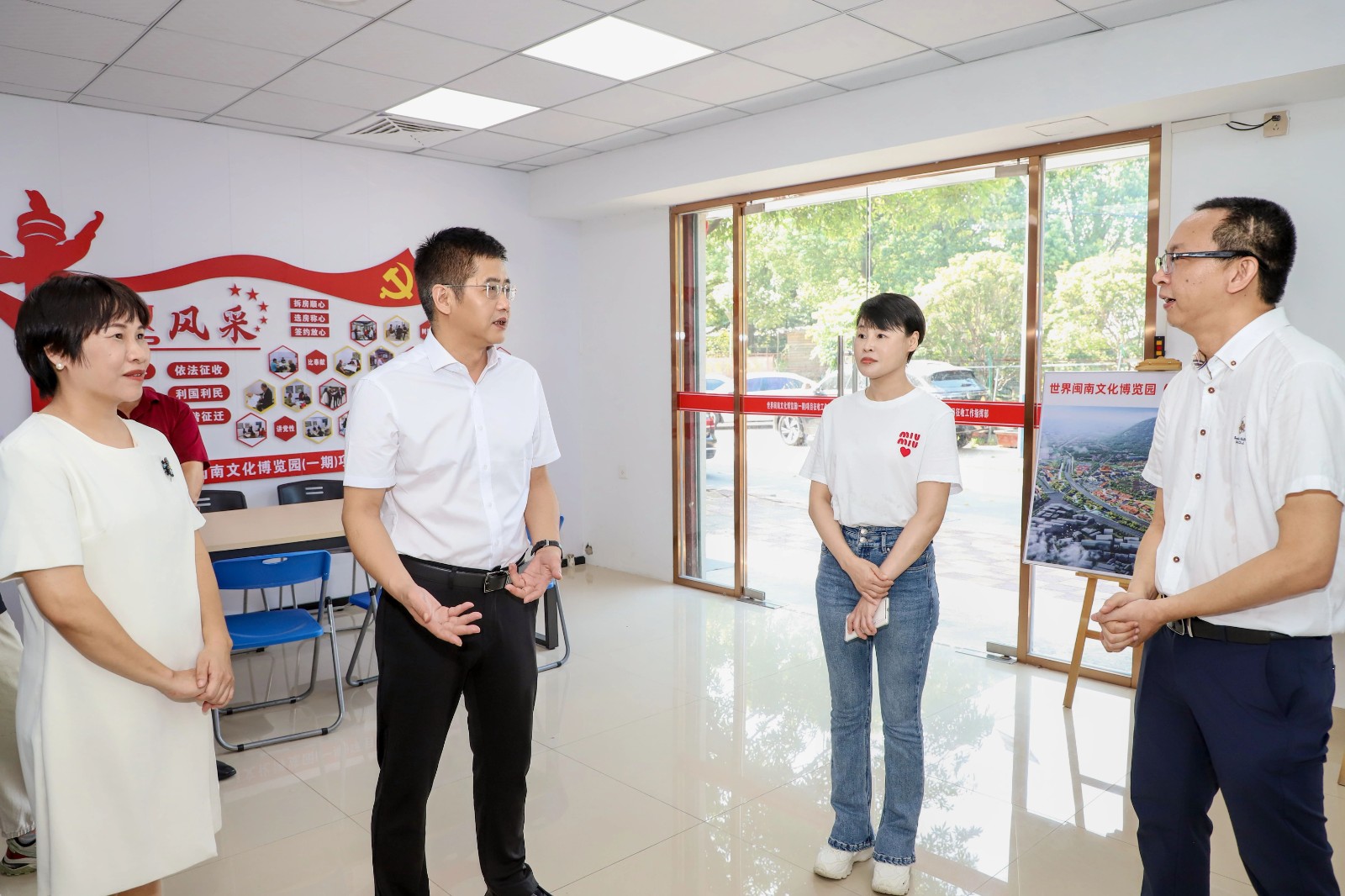 豐澤區委主要領導調研重點項目征拆工作 走訪看望一線動遷干部